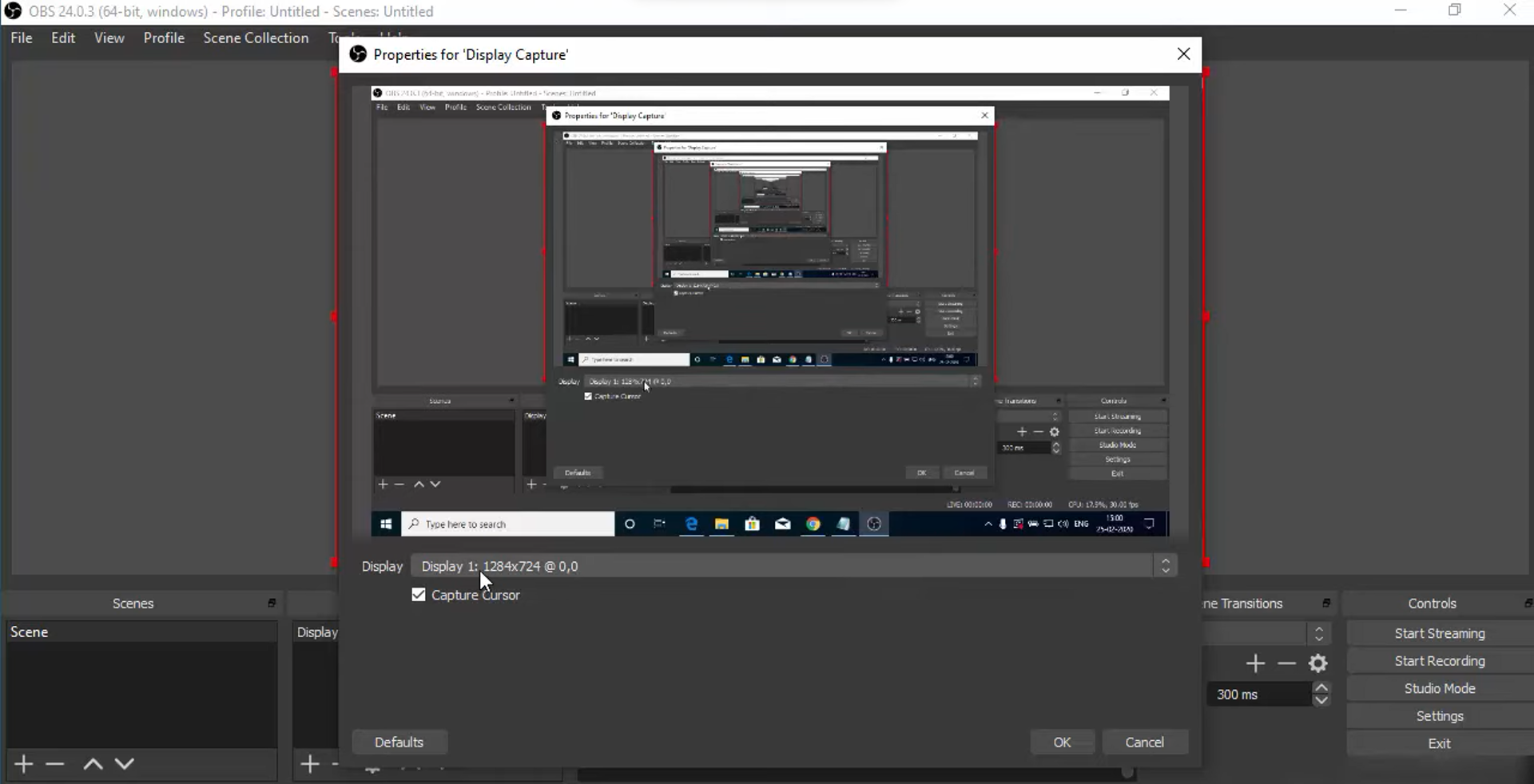 OBS Studio: Using Screen Record on Dell Laptop