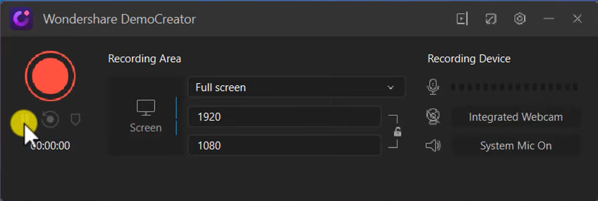 Wondershare DemoCreator: Screen Record on Dell Laptop